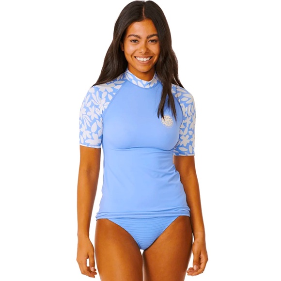 Rip Curl Other - Rip Curl Holiday Tropics Short Sleeve UPF 50 Rash Guard